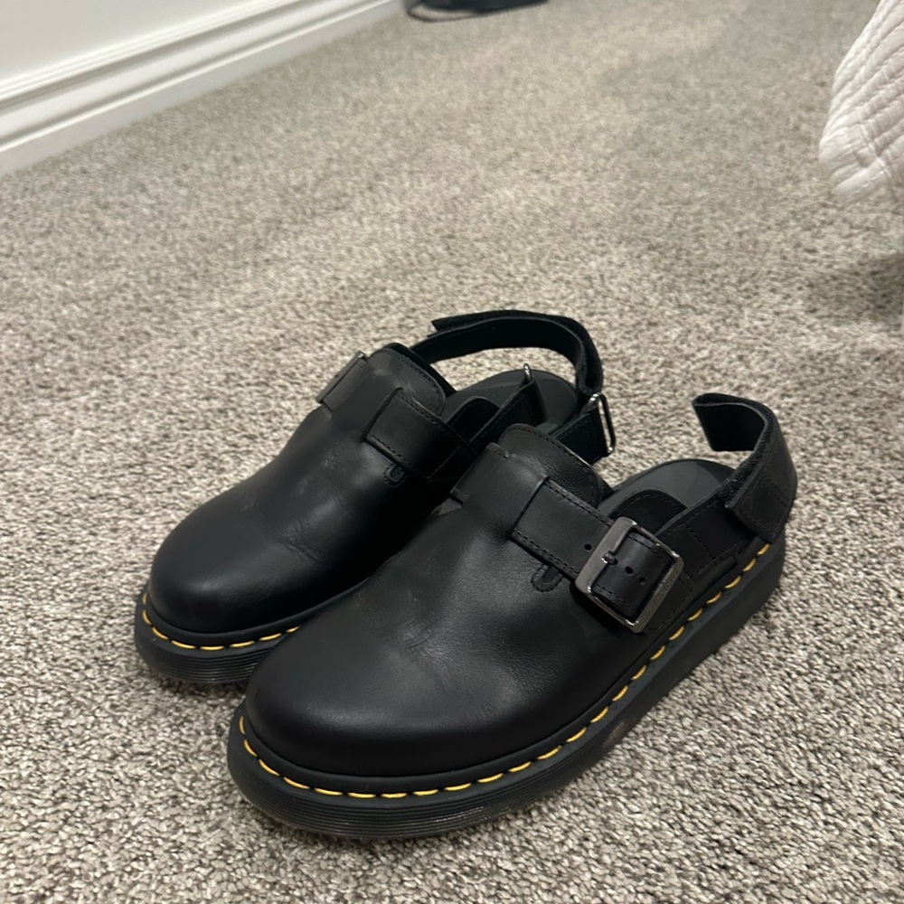 Dr martens black slingbacks